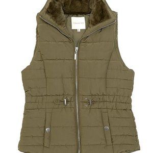 Copper Key Girls Vest - Olive - NWT - Size Large